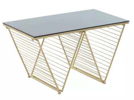 Стол evraud (to4rooms) золотой 77.0x42.0x41.0 см.