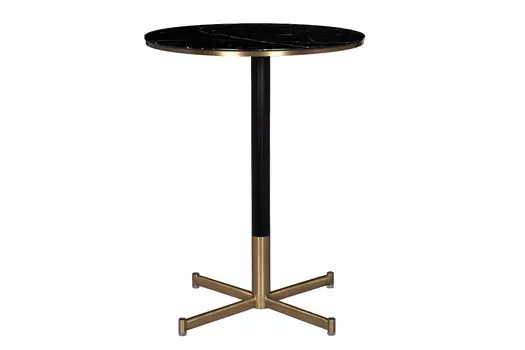 Стол (garda decor) черный 70x90x70 см.