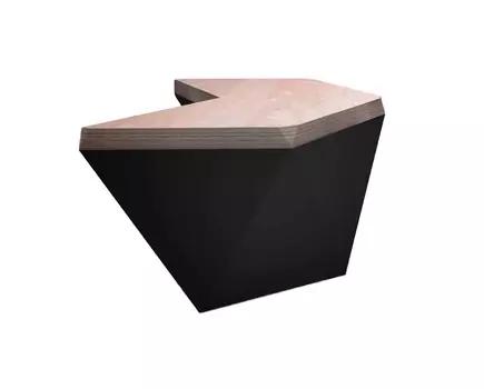 Стол гексагон (archpole) белый 132x74x114 см.