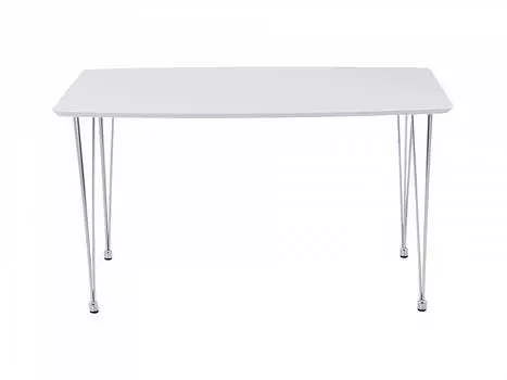 Стол gloss (ogogo) белый 130x73x80 см.