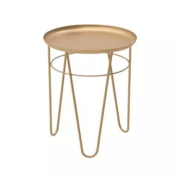 Стол heme (to4rooms) золотой 34x40x34 см.