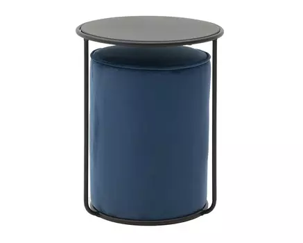 Стол и пуф joshua (to4rooms) золотой 50.0 см.