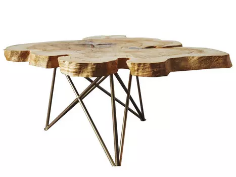 Стол из клена big one (swiftslab) бежевый 80.0x50.0x102.0 см.