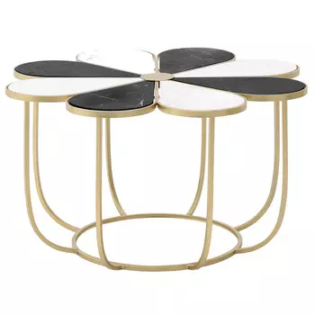 Стол jack (to4rooms) золотой 50.0 см.