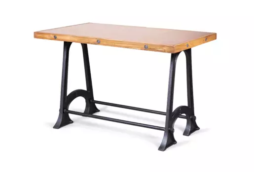 Стол jackson (desondo) коричневый 140x78x70 см.