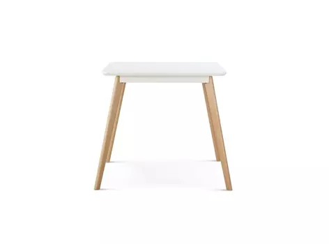 Стол jerry (stoolgroup) белый 80x75x80 см.