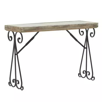 Стол-консоль (to4rooms) черный 120x80x42 см.