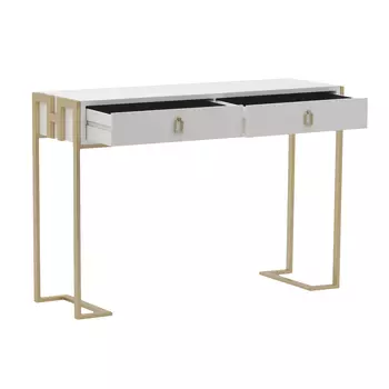 Стол-консоль (to4rooms) золотой 110x76x35 см.