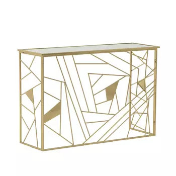 Стол-консоль (to4rooms) золотой 120x80x40 см.