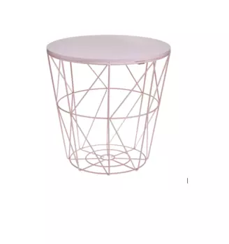 Стол-корзина (to4rooms) розовый