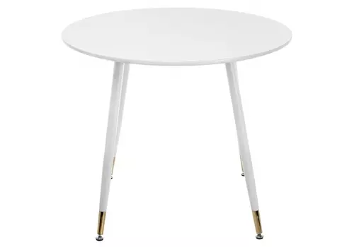 Стол круглый bianka (woodville) белый 80x75x80 см.