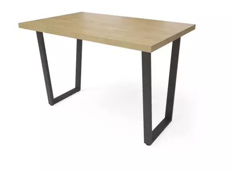 Стол лофт (millwood) бежевый 120x75x70 см.
