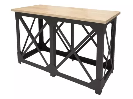 Стол лофт (millwood) бежевый 180x116x80 см.