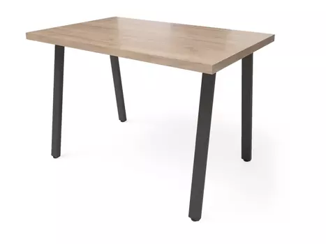 Стол лофт (millwood) коричневый 120x75x70 см.