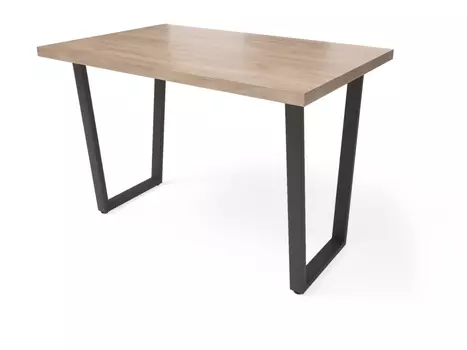 Стол лофт (millwood) коричневый 120x75x70 см.