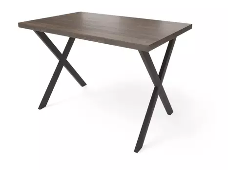 Стол лофт (millwood) коричневый 120x75x70 см.