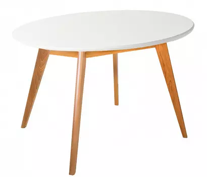 Стол лунд (r-home) белый 75 см.