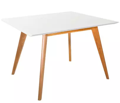 Стол лунд (r-home) белый 96x75x96 см.