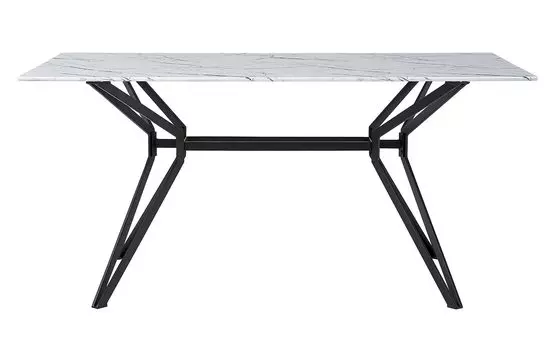 Стол marbella fsd1943 белый мрамор fv2666 (esf) белый 160.0x75.0x90.0 см.