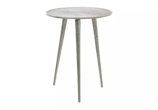 Стол maudet (to4rooms) серебристый 39.0x51.0x39.0 см.