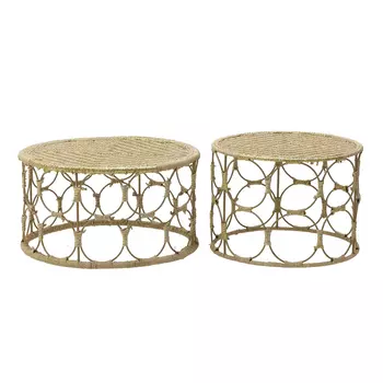 Стол, набор 2 шт nave (to4rooms) золотой 56x40x56 см.