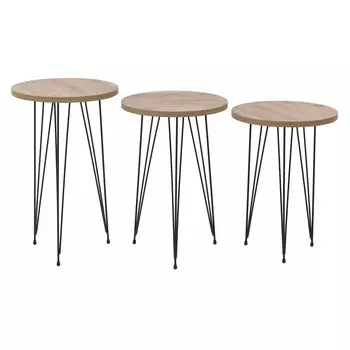 Стол, набор 3 шт wet (to4rooms) бежевый 54 см.