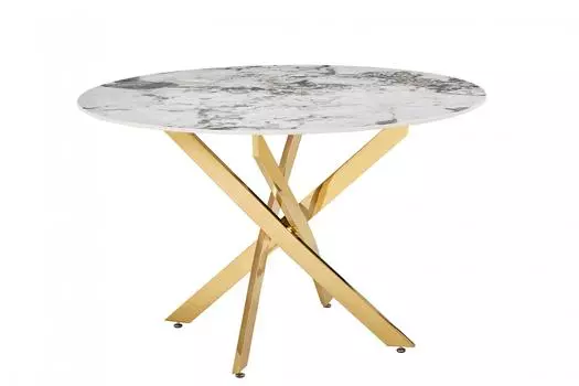 Стол обеденный элис (ist casa) серый 120x75x120 см.