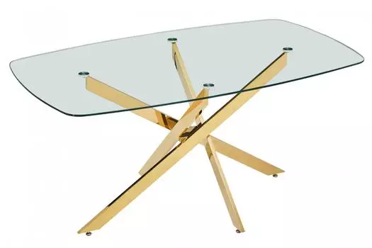 Стол обеденный элис рэк (ist casa) прозрачный 90x75x160 см.