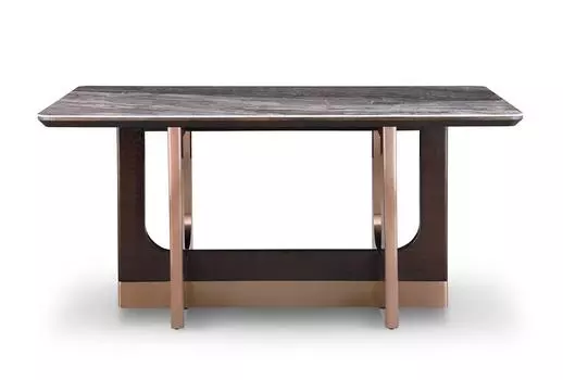 Стол обеденный астория (ist casa) коричневый 90x76x155 см.