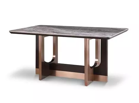 Стол обеденный астория (ist casa) серый 90x76x180 см.