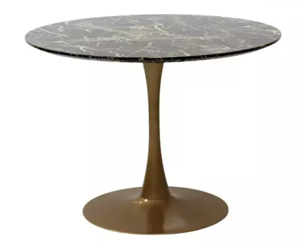 Стол обеденный аура (ist casa) черный 100x75x100 см.