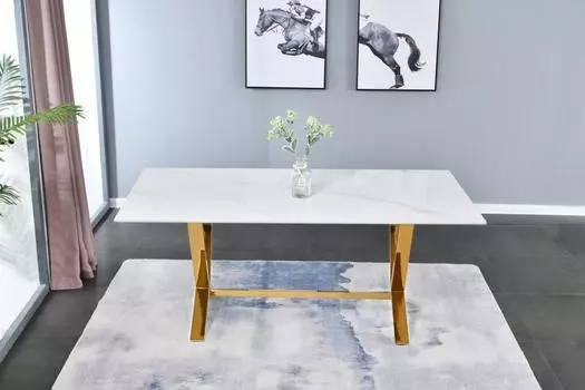 Стол обеденный дориан (ist casa) белый 90x75x180 см.