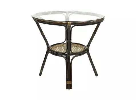 Стол обеденный ellena (ecogarden) коричневый 75 см.