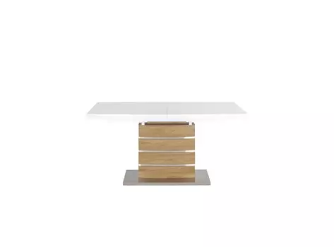 Стол обеденный генуя раскладной (stoolgroup) белый 200x76x90 см.