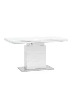 Стол обеденный глазго раскладной 140-170*80 (stoolgroup) белый 170x75x80 см.