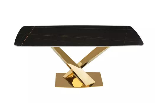 Стол обеденный интерно (ist casa) черный 90x75x180 см.