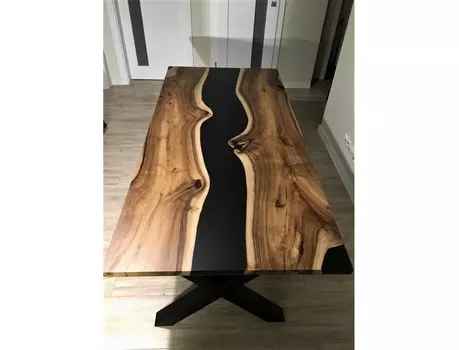 Стол обеденный (kovka object) коричневый 100.0x72.0x200.0 см.