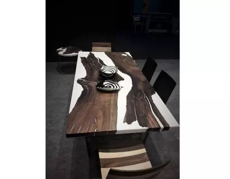 Стол обеденный (kovka object) коричневый 100.0x72.0x200.0 см.