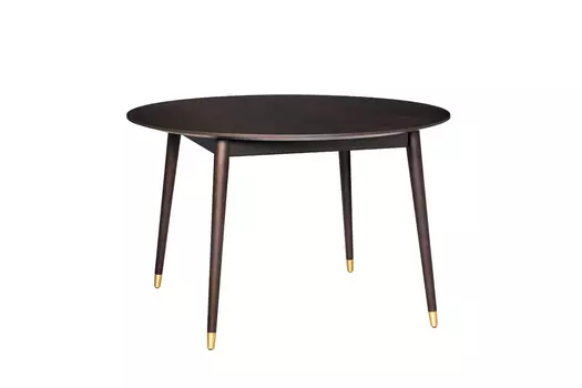 Стол обеденный круглый коричневый (garda decor) коричневый 75 см.