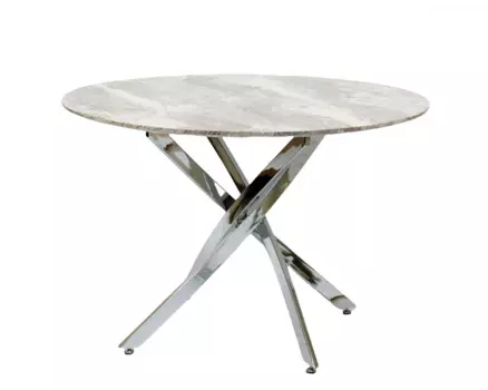 Стол обеденный лео (ist casa) серый 110x75x110 см.