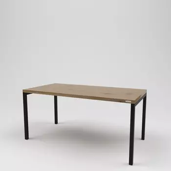 Стол обеденный лофт (kovka object) коричневый 150.0x75.0x80.0 см.