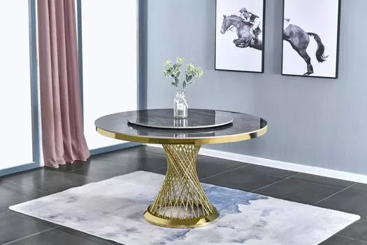 Стол обеденный мелоди (ist casa) серый 130x75x130 см.