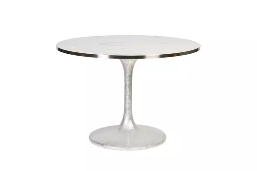 Стол обеденный misty white (garda decor) серый 75 см.