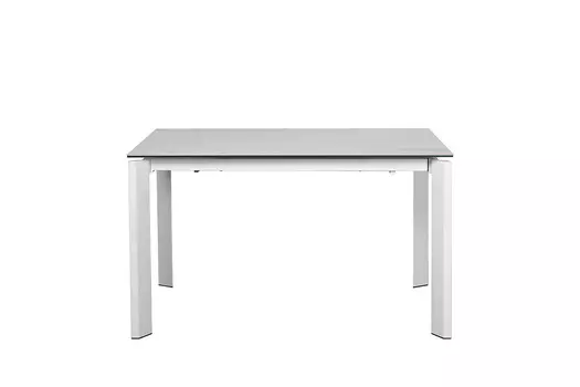 Стол обеденный раскладной (garda decor) белый 90x76x130 см.