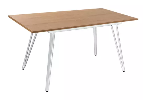 Стол обеденный раздвижной диего (r-home) коричневый 140x75x80 см.