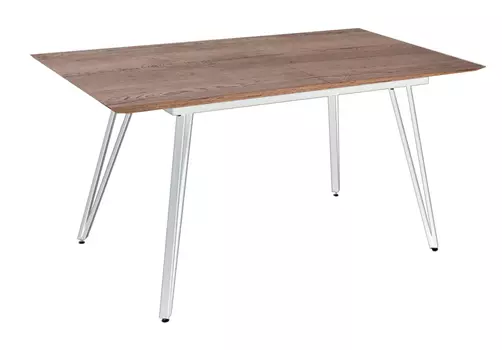 Стол обеденный раздвижной диего (r-home) коричневый 140x75x80 см.