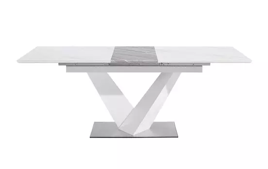 Стол обеденный раздвижной (europe style) белый 200.0x76.0x90.0 см.