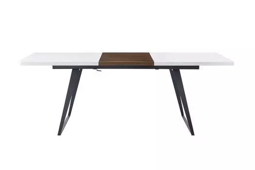 Стол обеденный раздвижной (europe style) белый 215.0x75.0x90.0 см.