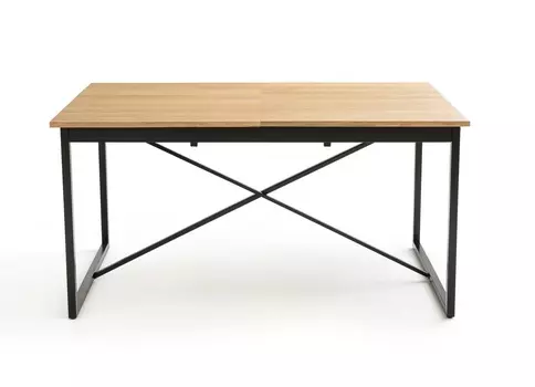 Стол обеденный раздвижной nova (laredoute) бежевый 230x76x90 см.