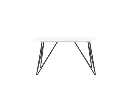 Стол обеденный сакраменто 140*90 (stoolgroup) белый 140x76x90 см.